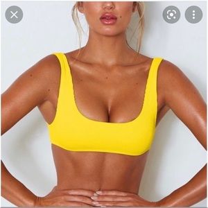White fox boutique yellow bikini